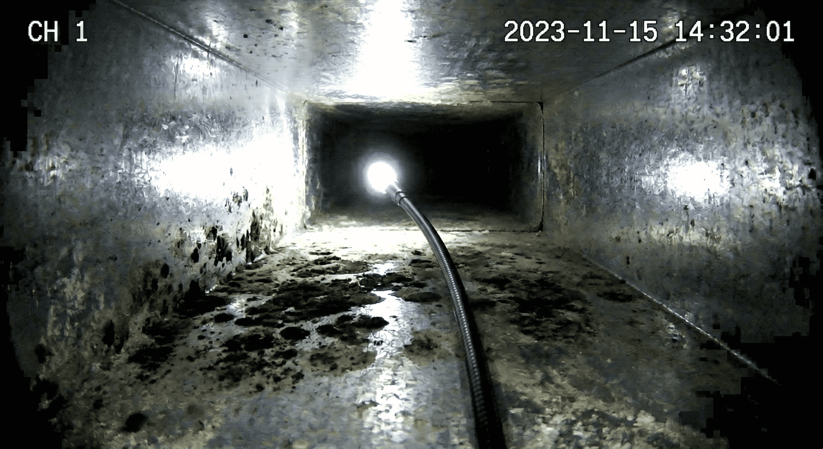 Mold growth inside HVAC ductwork in a Spokane WA home
